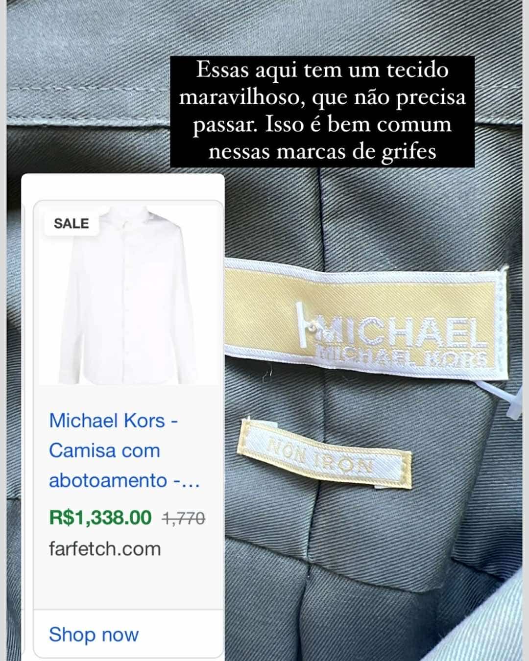 Camisa Michael Kors - tam (G1)