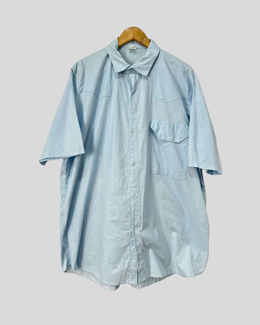 Camisa azul baby - tam (G3)