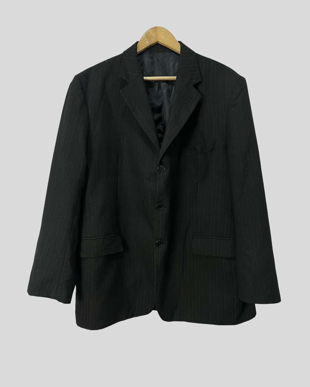 Blazer risca giz preto - tam (52\GG)