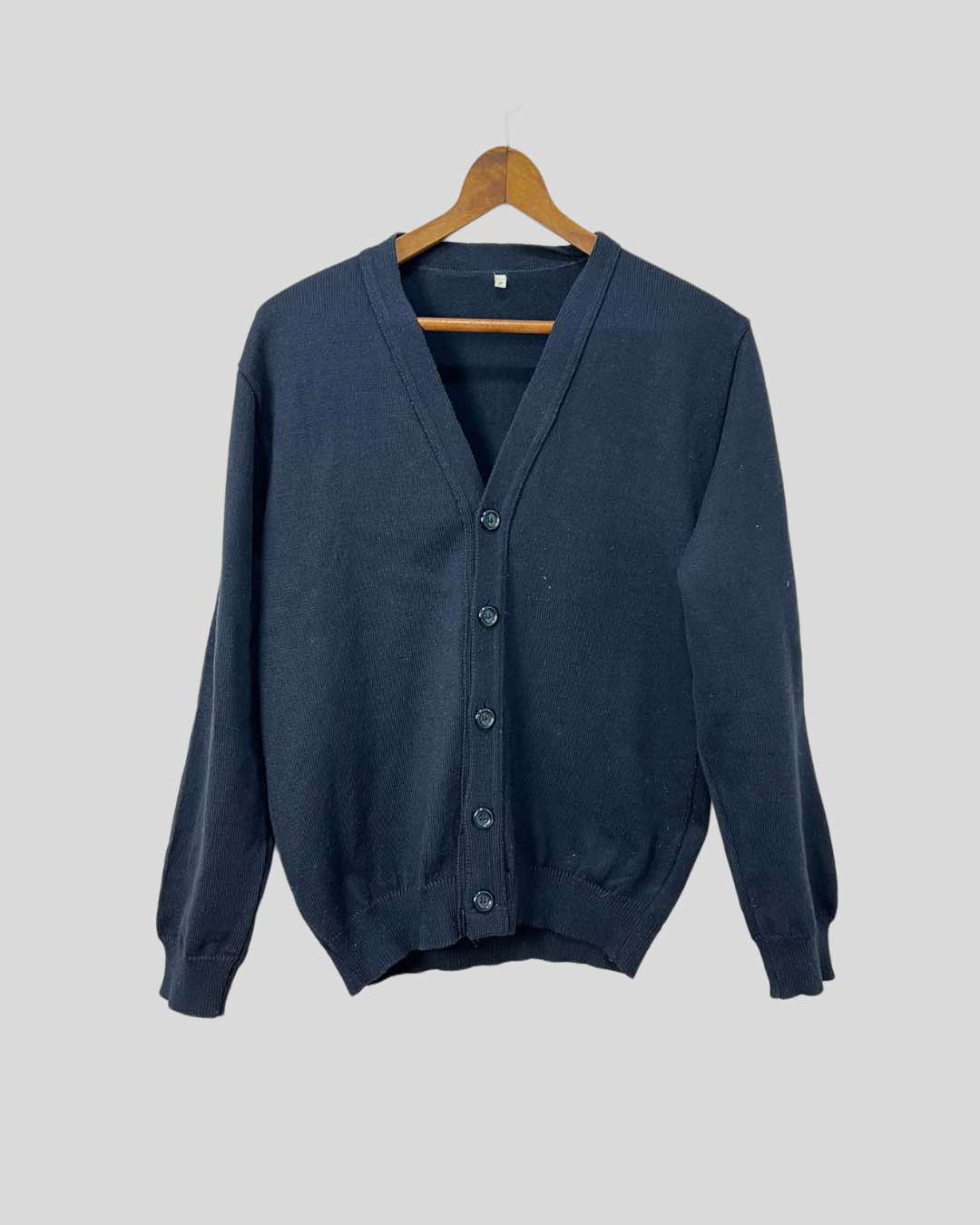 Cardigan marinho - tam (P)