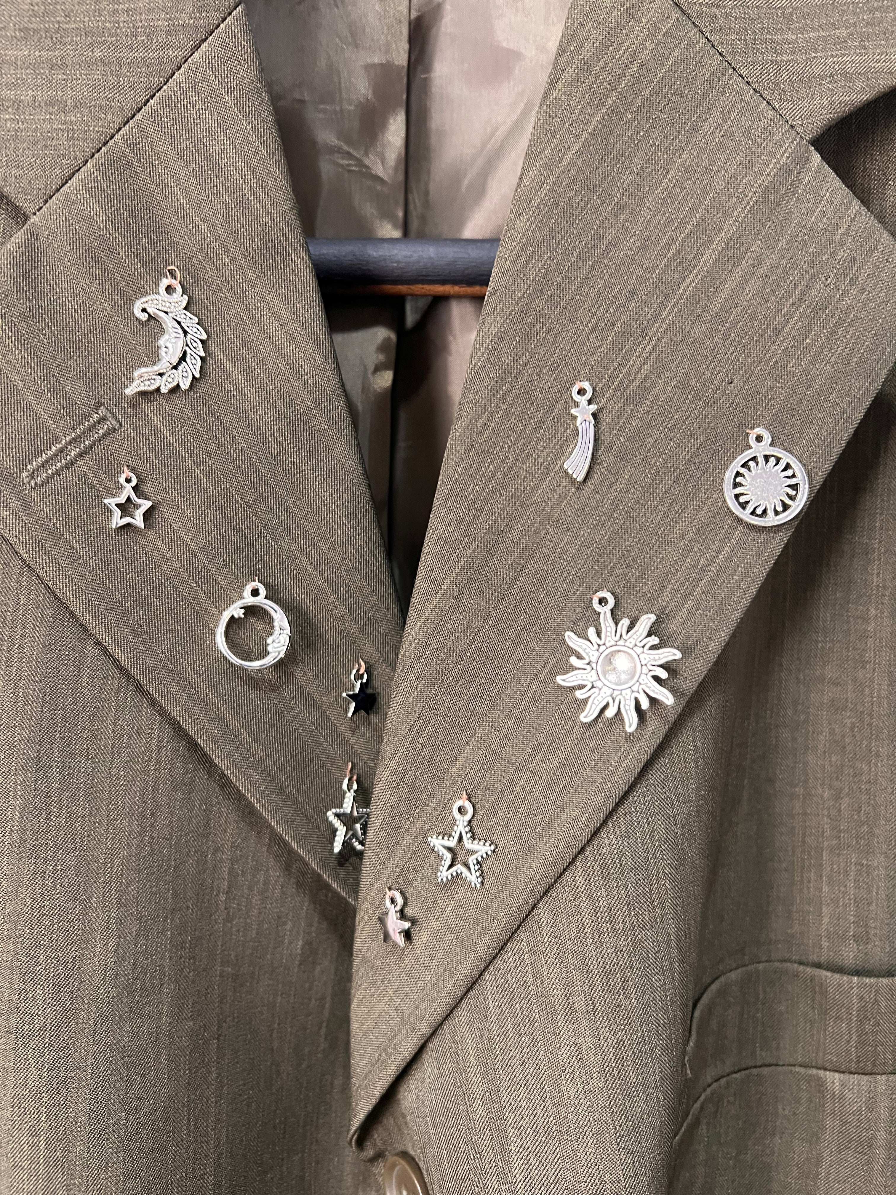 Blazer Estilizado Pins Vila Romana  - tam GG