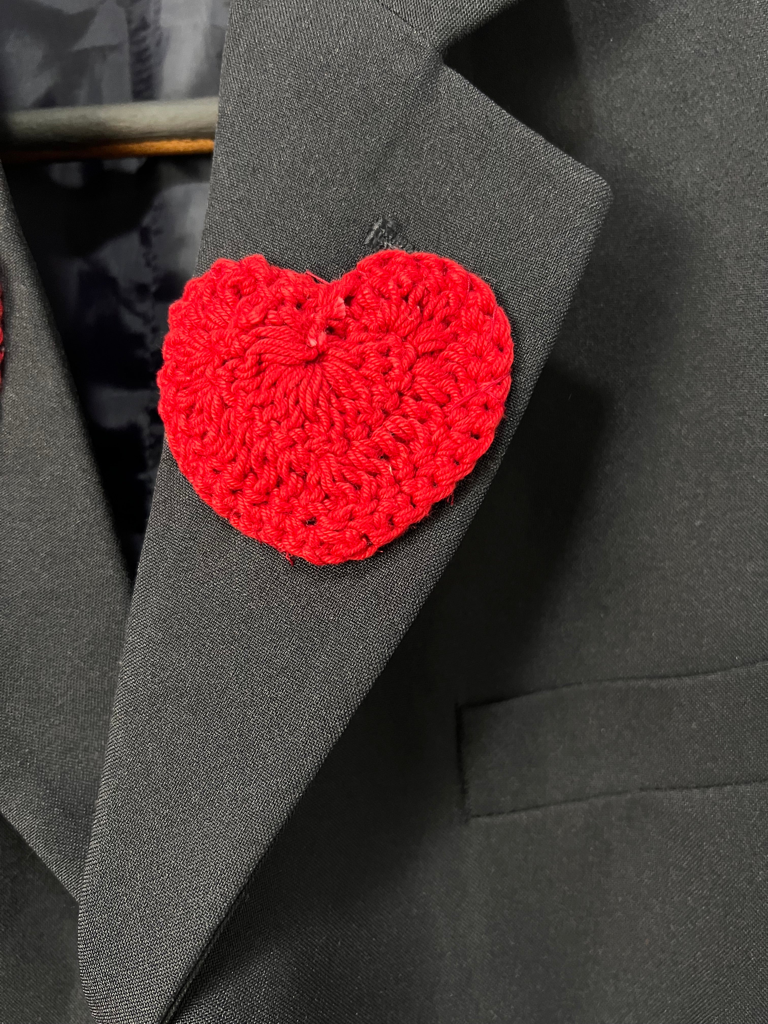 Blazer Azul Estilizado Hearts — tam G
