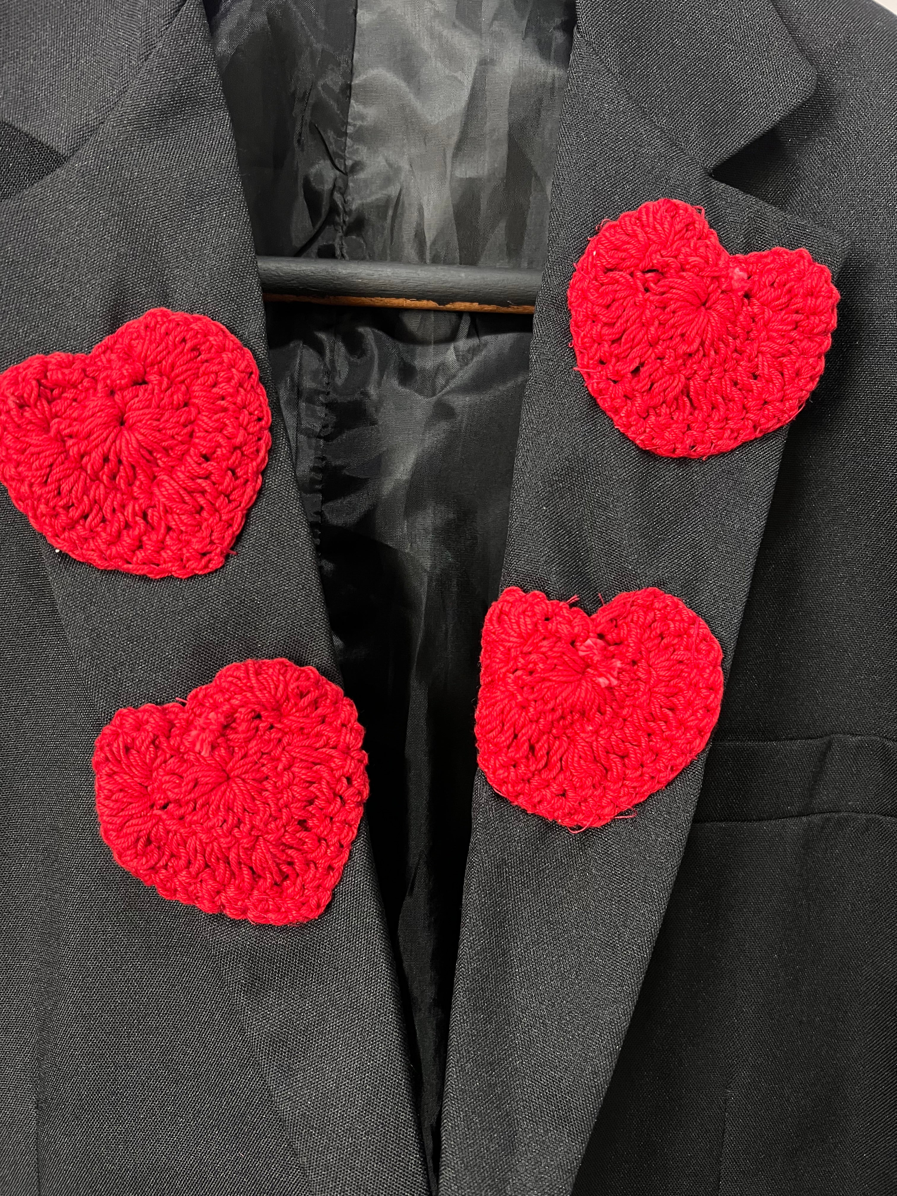 Blazer Estilizado Hearts — tam G