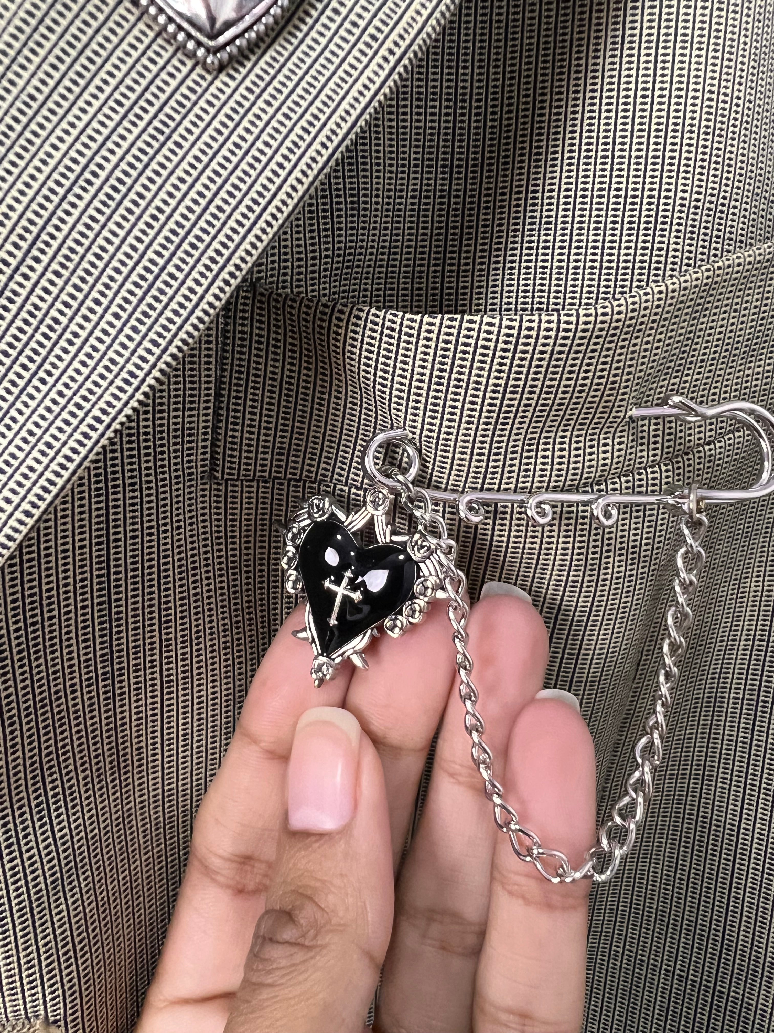 Blazer Estilizado Pins Harry's — tam G