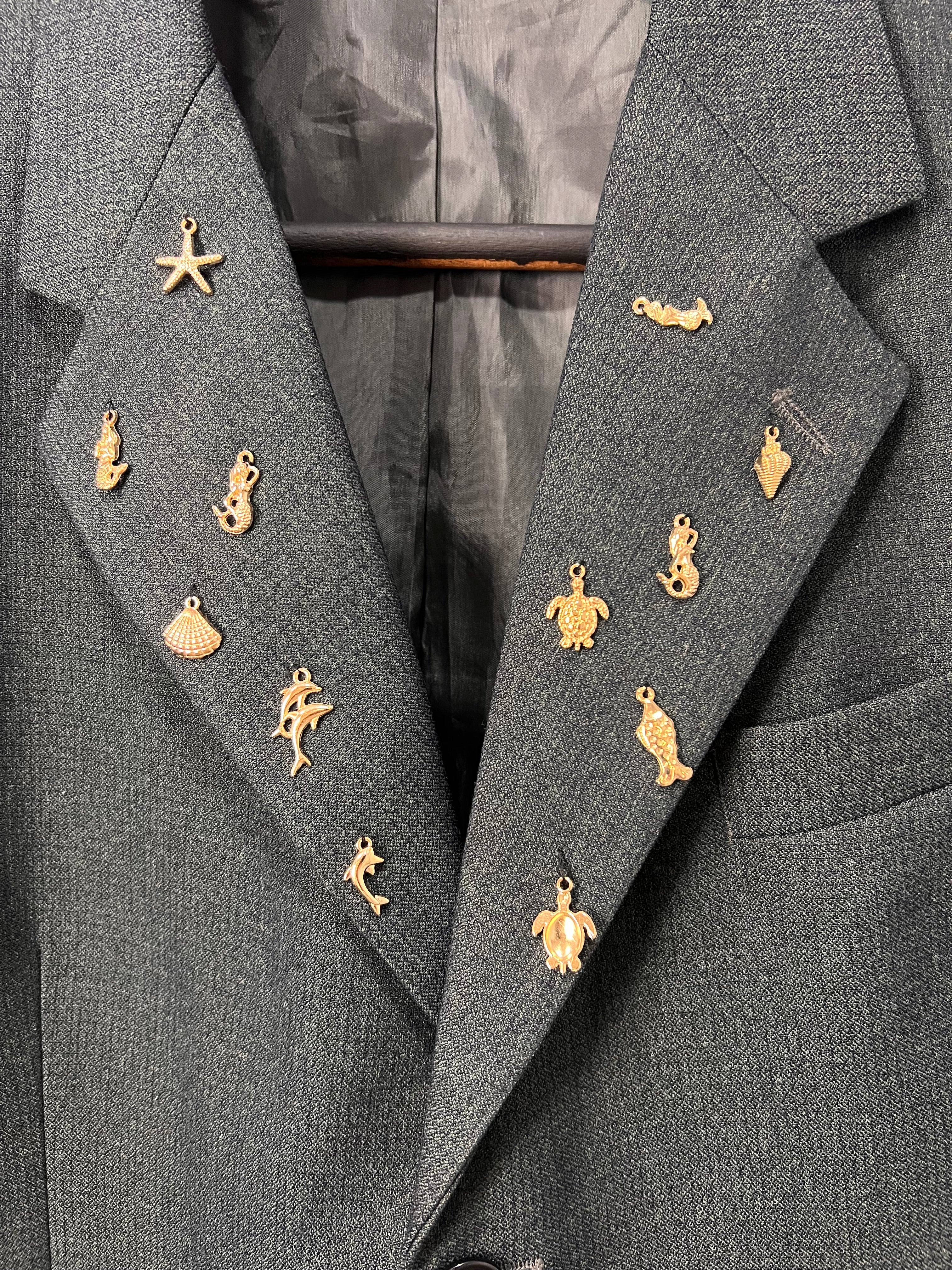 Blazer Estilizado Pins Garbo — tam G