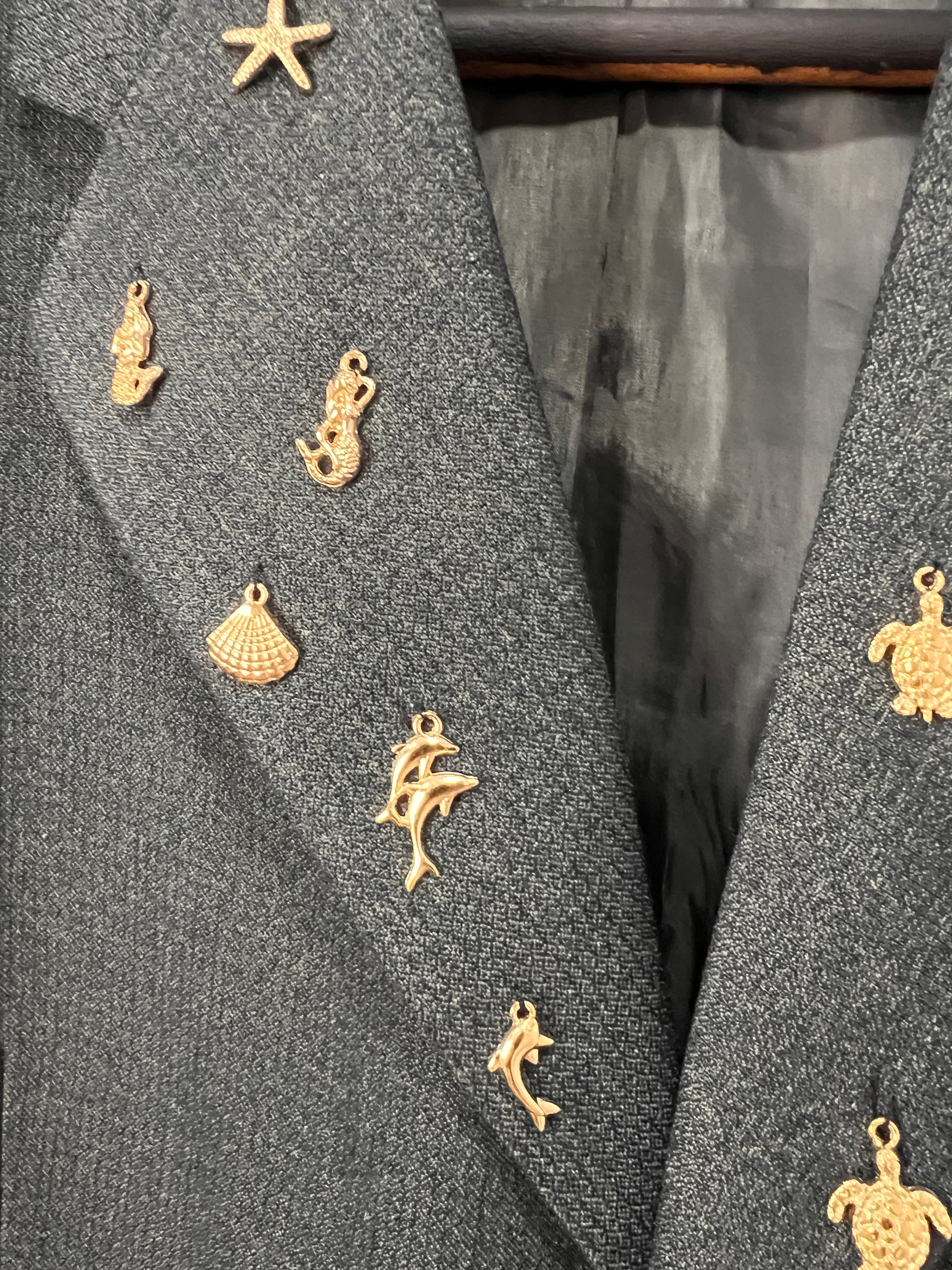 Blazer Estilizado Pins Garbo — tam G