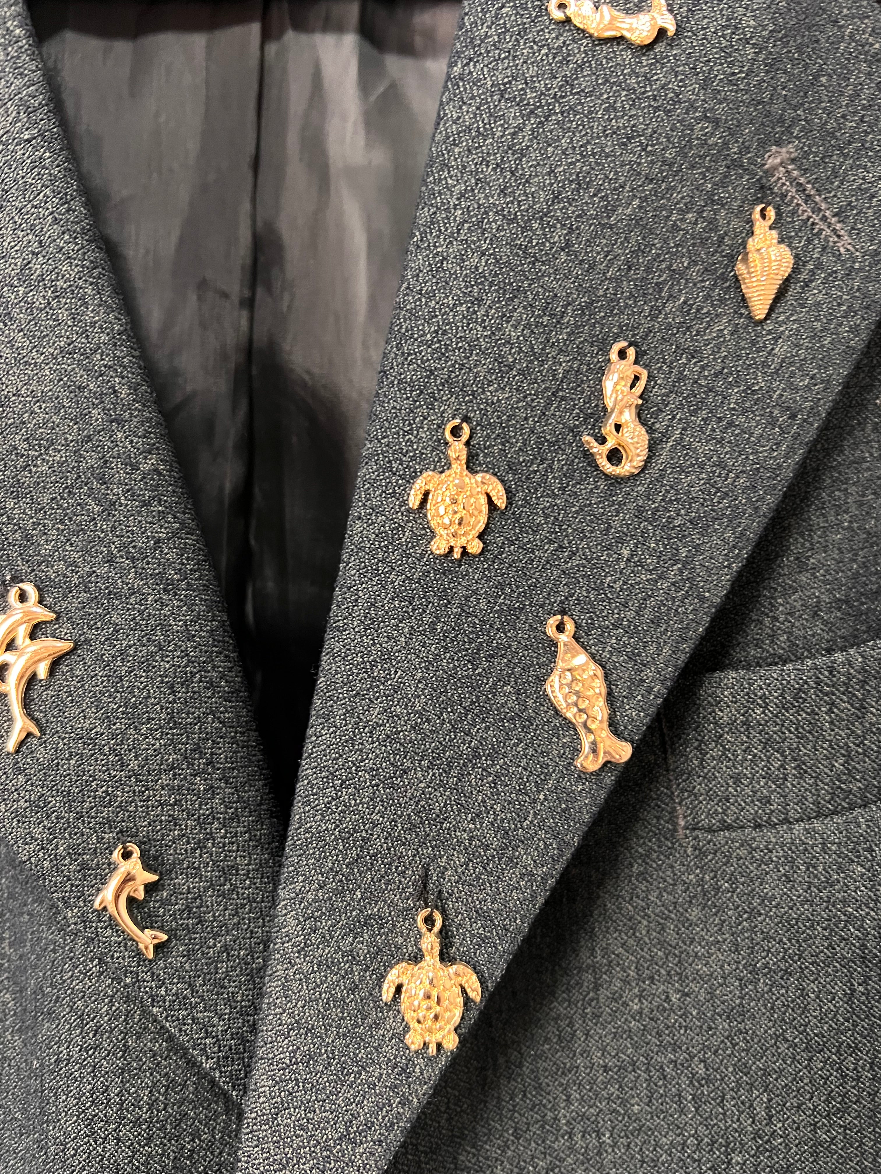 Blazer Estilizado Pins Garbo — tam G
