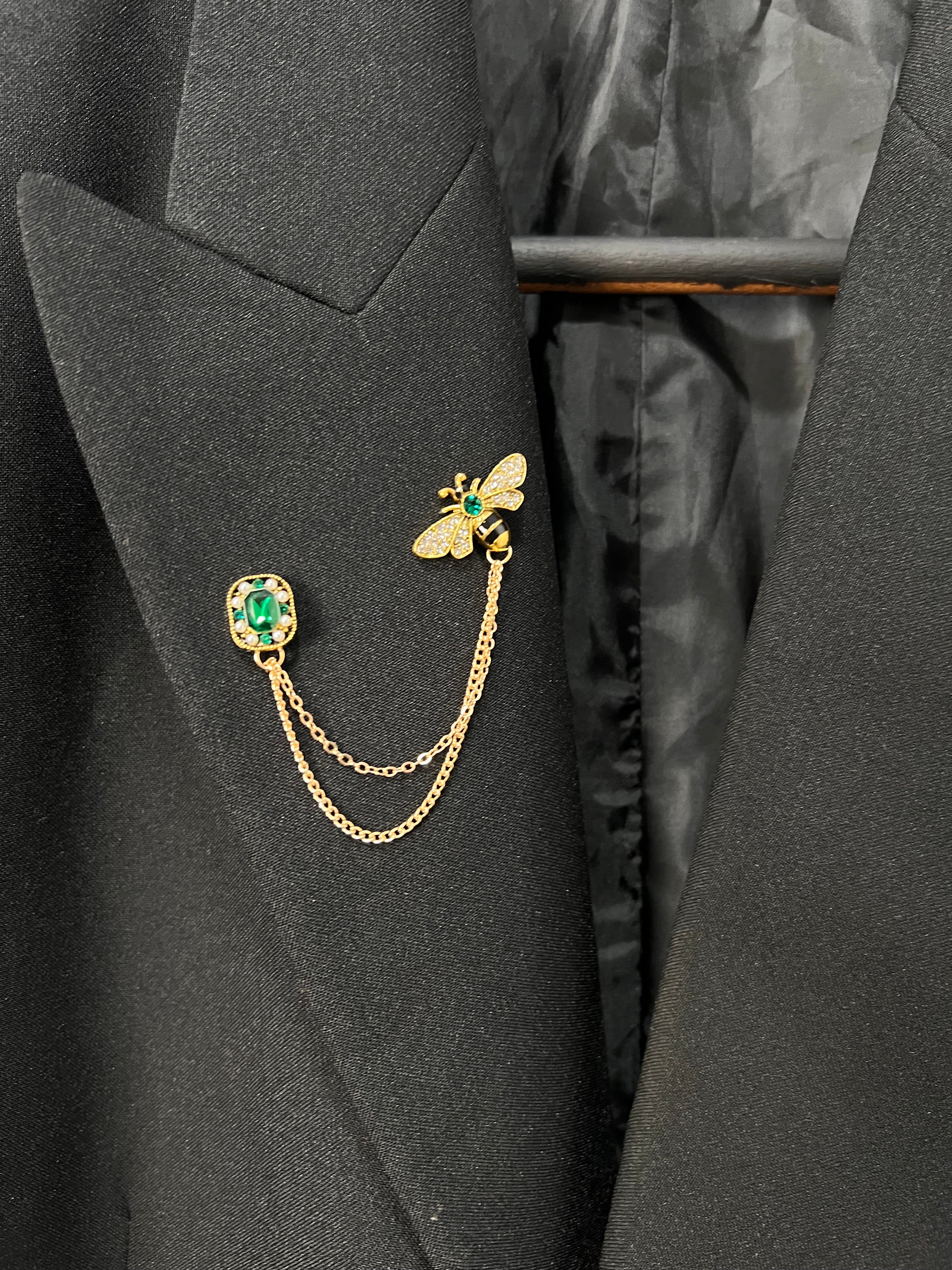 Blazer Dorinhos Estilizado Pin Abelha  — tam GG
