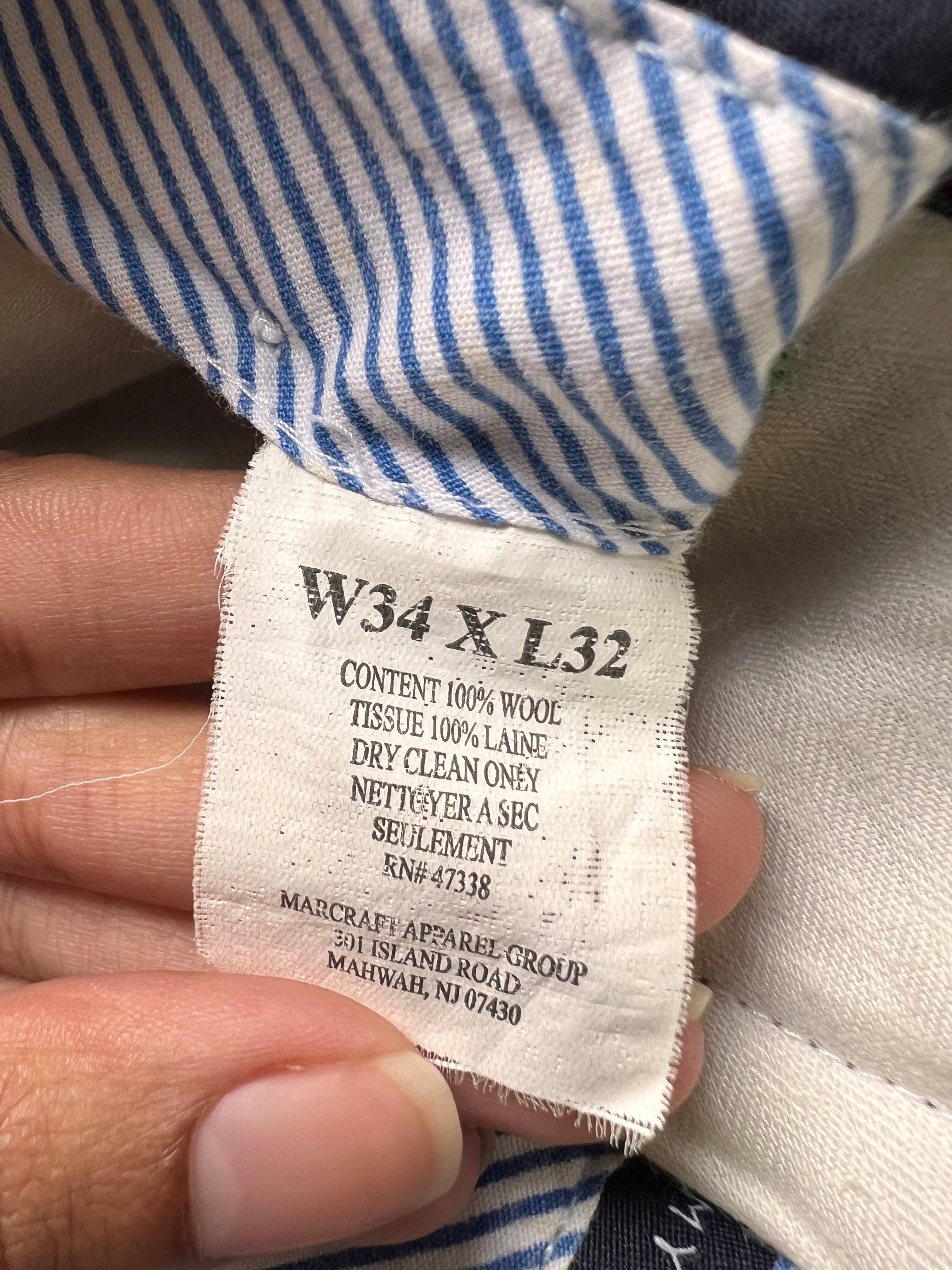 Alfaiataria Tommy HIlfiger Lã —  tam 42