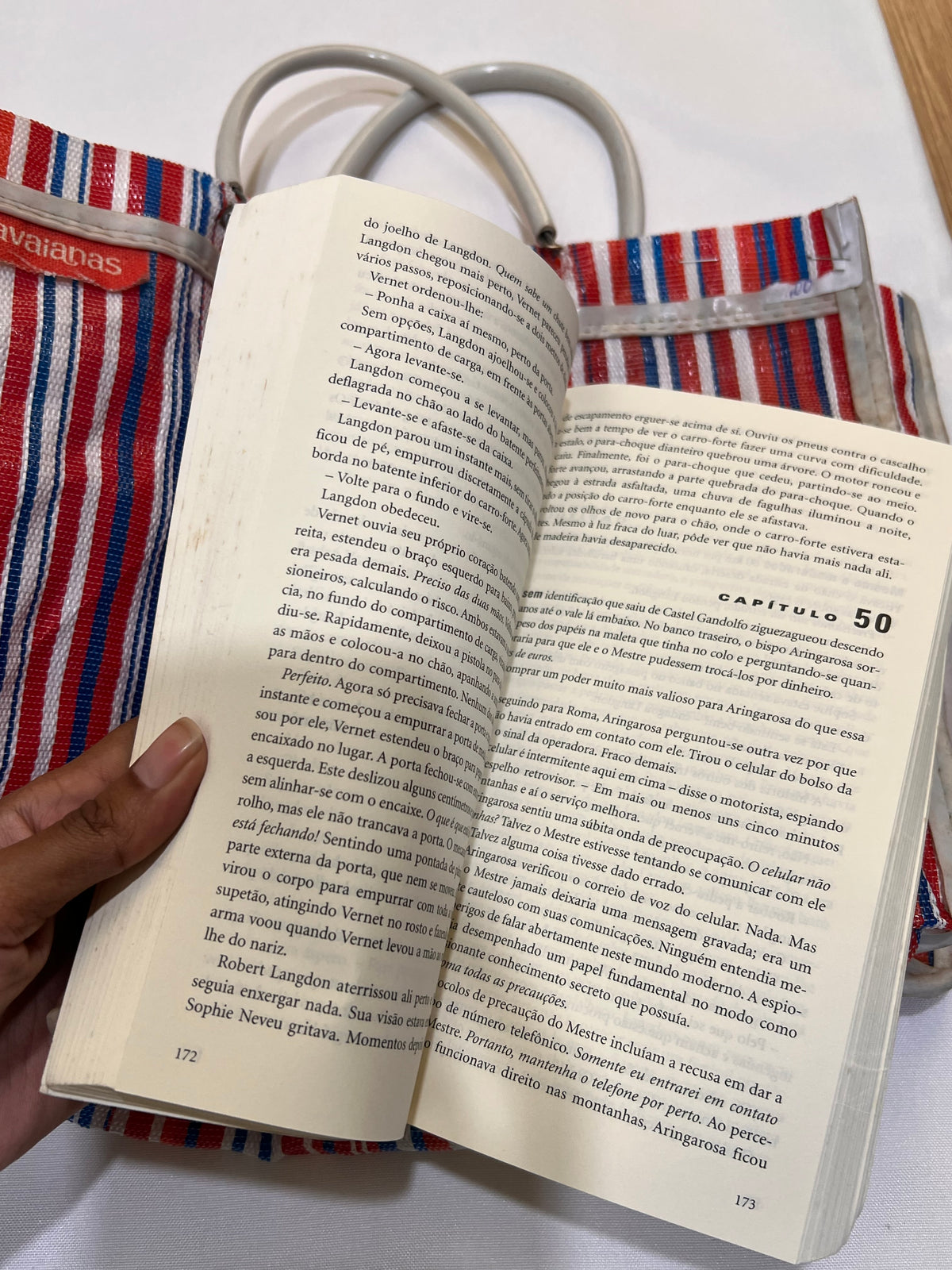 Kit Mini Sacola Havaianas + Livro O Código da Vince