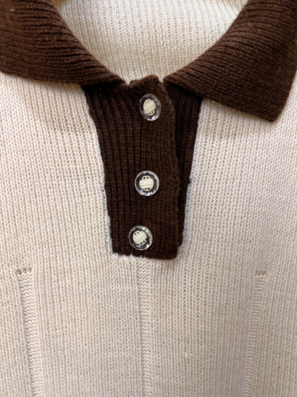 Trico Vintage  Creme - tam M
