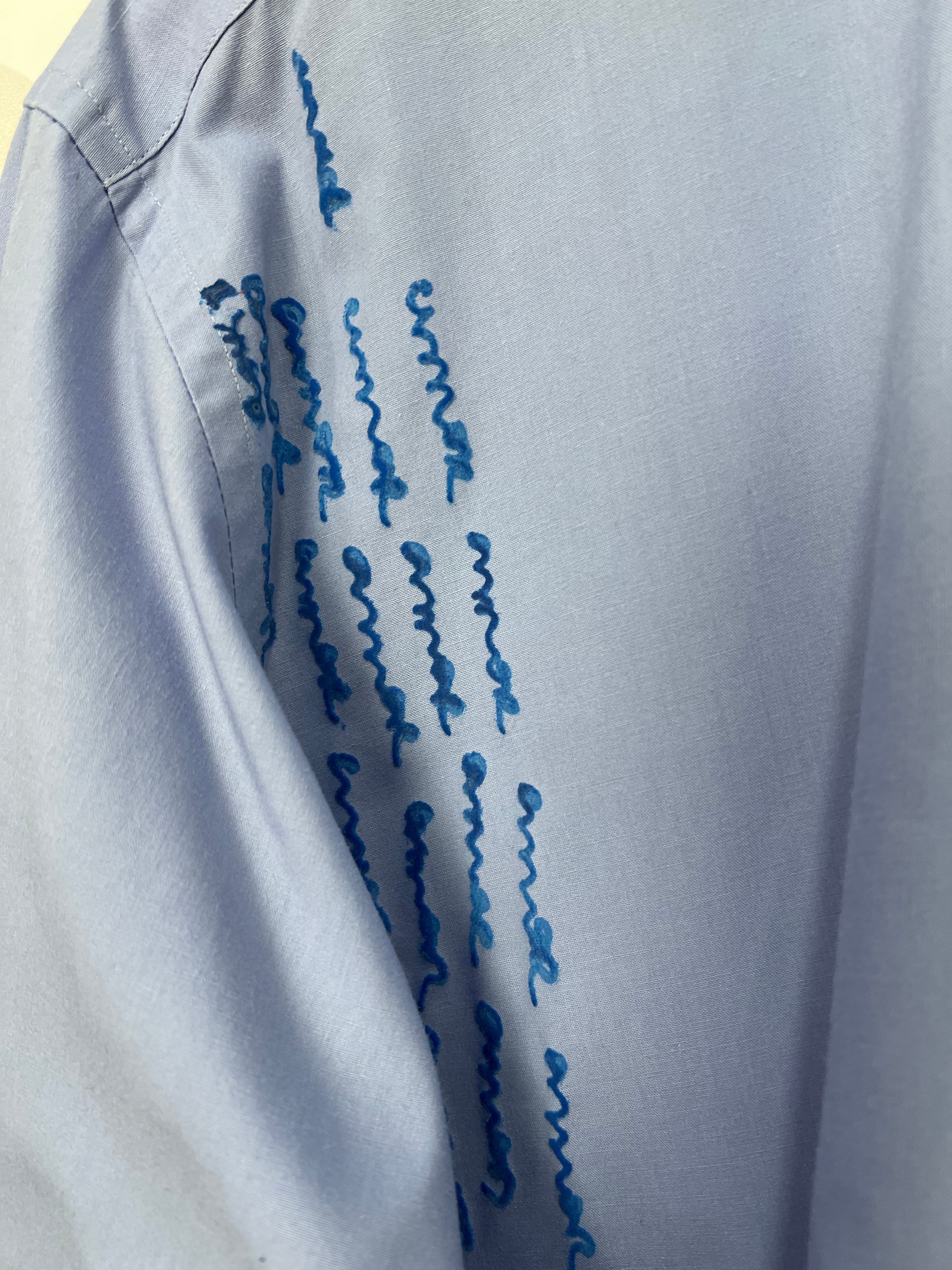 Camisa Estilizada amor azul  - tam (M)