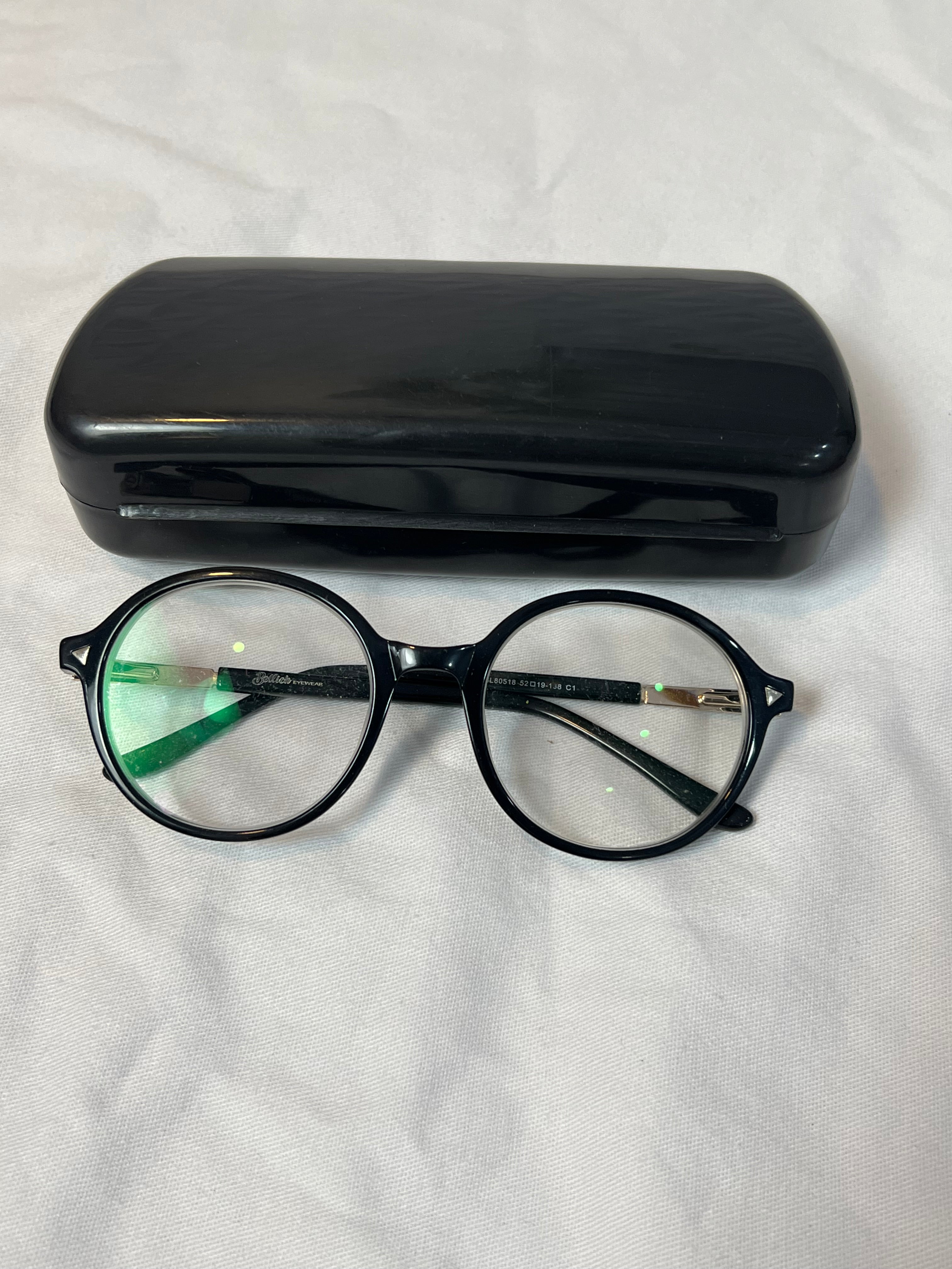 Óculos redondo preto