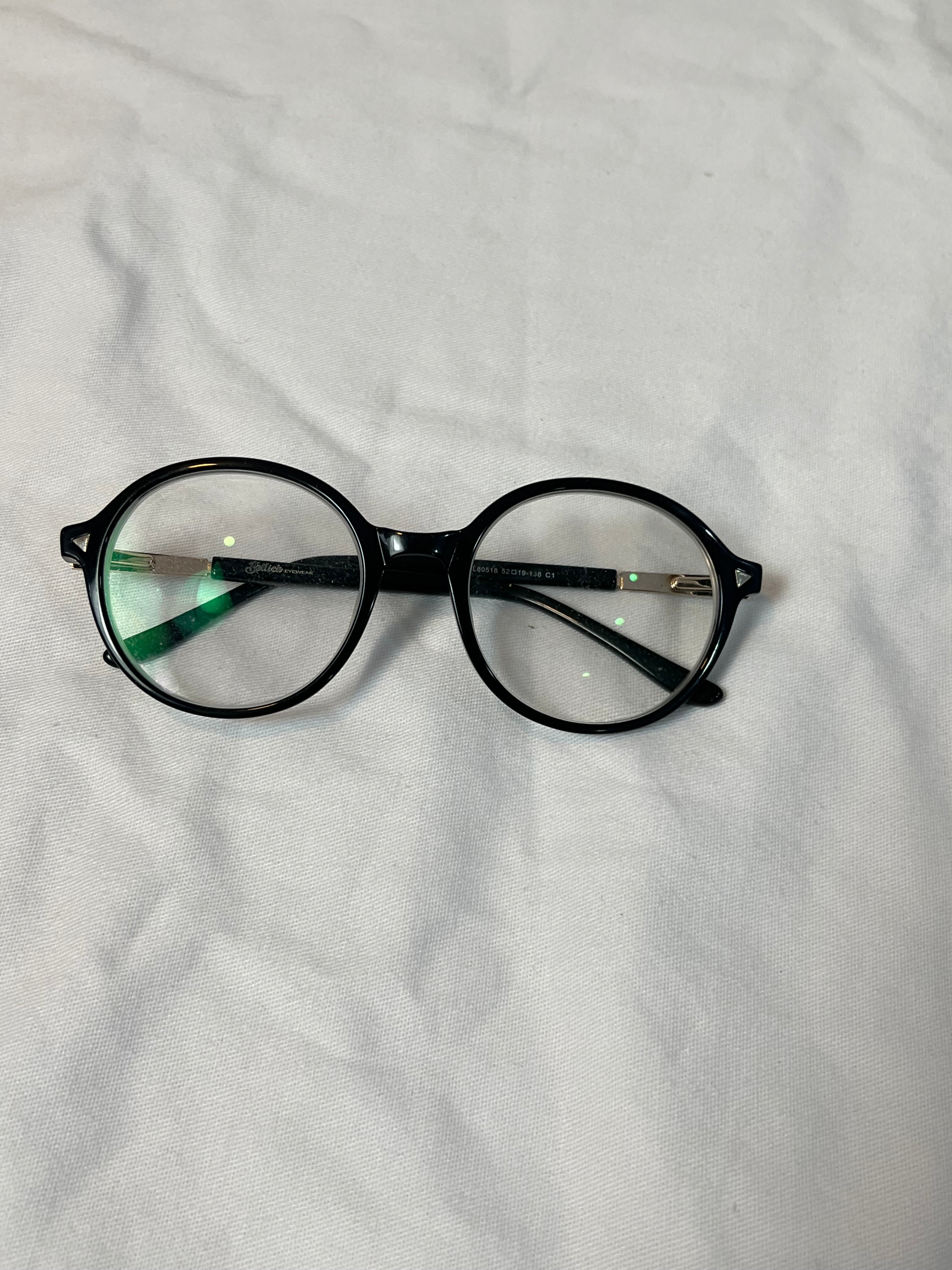 Óculos redondo preto