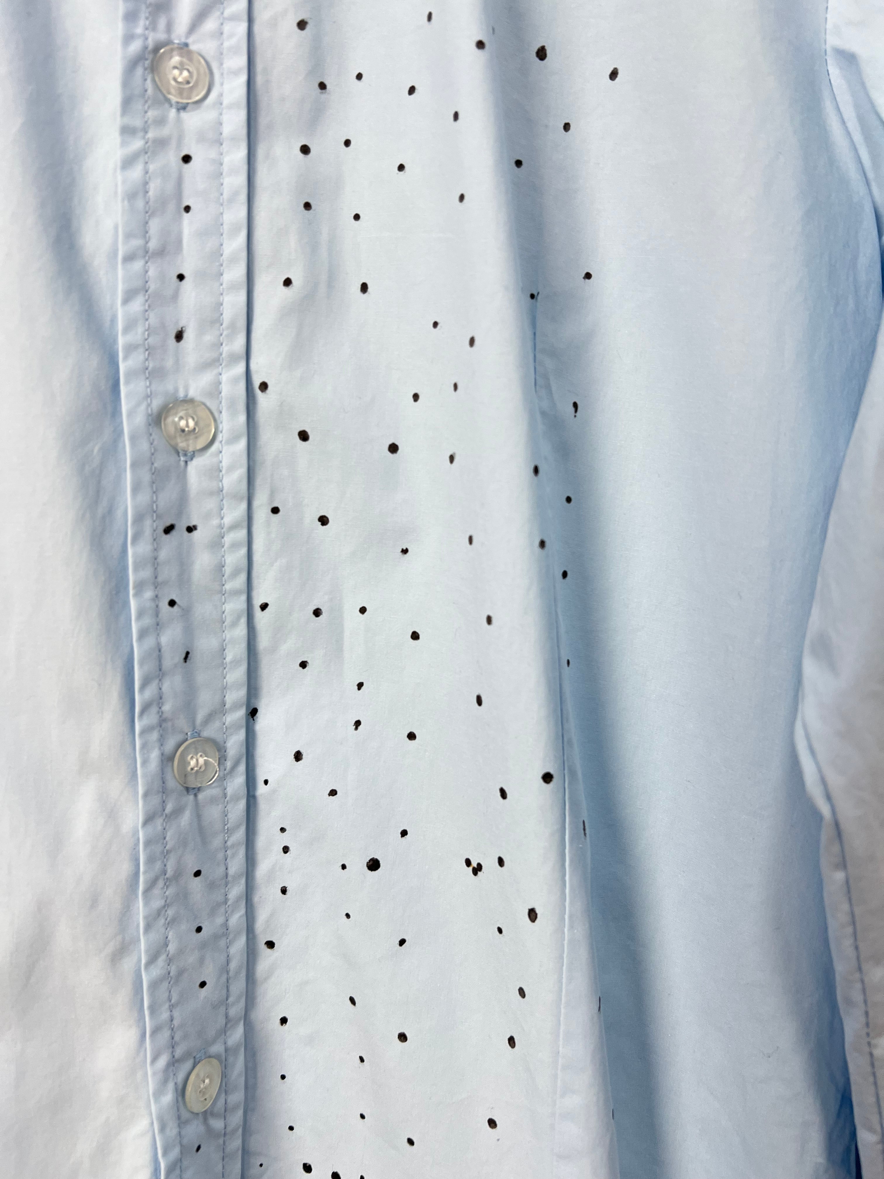 Camisa Estilizada Azul- tam (P)