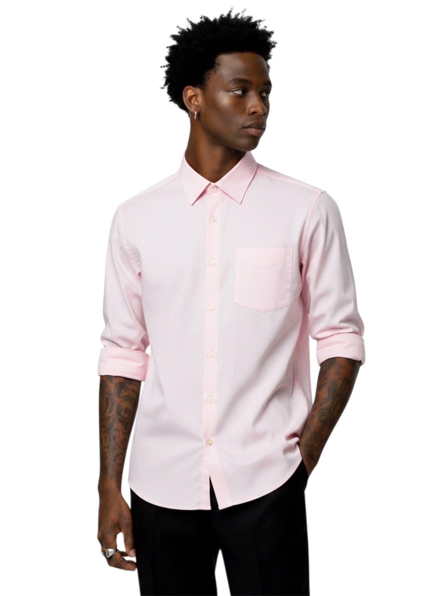 Camisa Emporio Colombo rosa - tam (M)