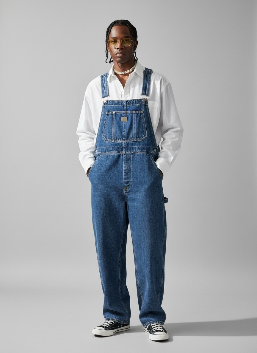 Macacão Oversized Vintage —  tam PP