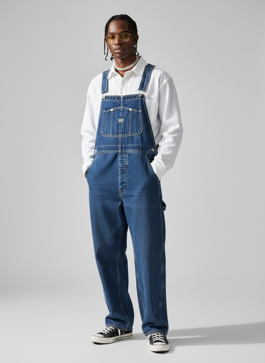 Macacão Oversized Vintage —  tam PP