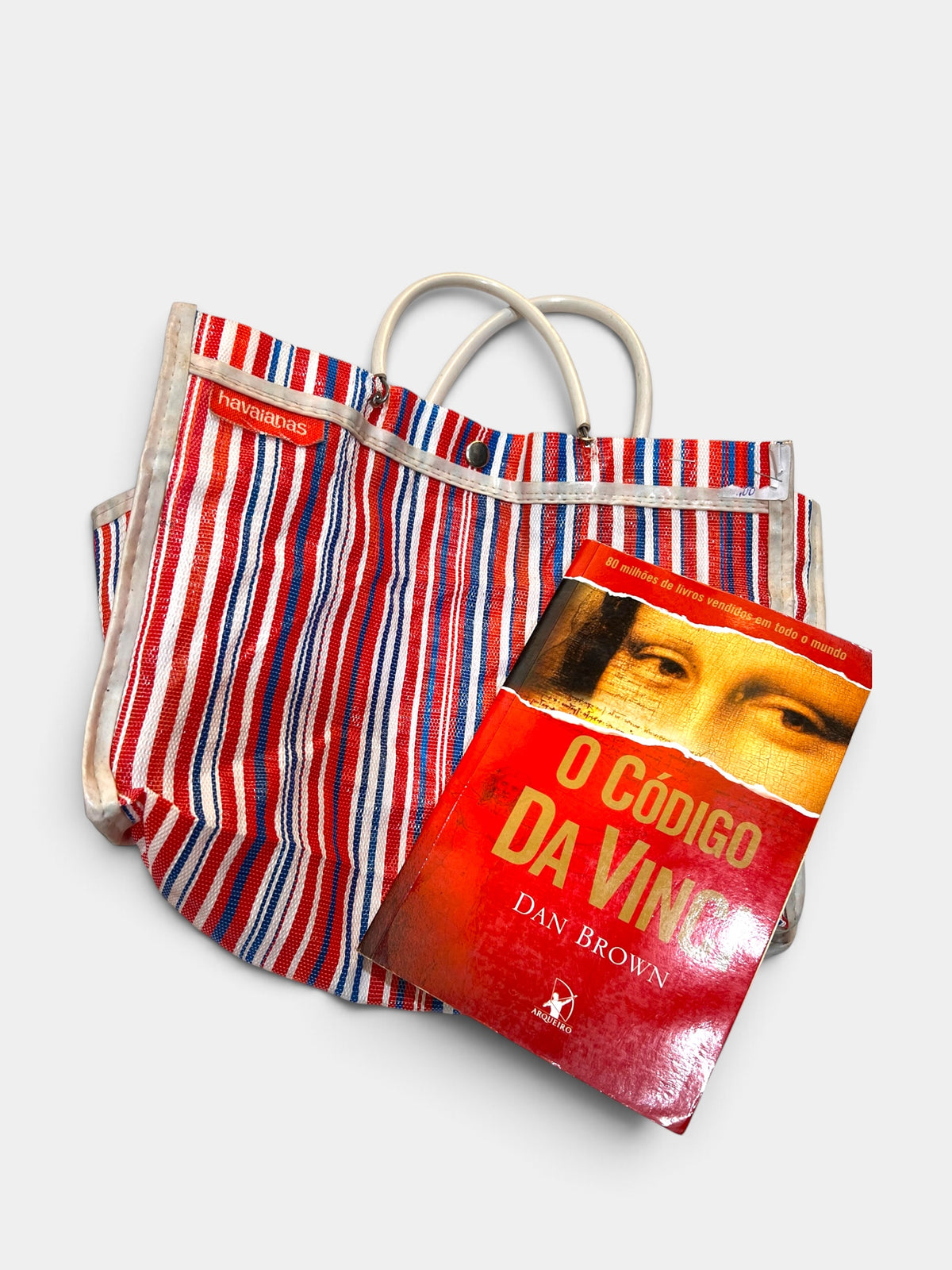 Kit Mini Sacola Havaianas + Livro O Código da Vince