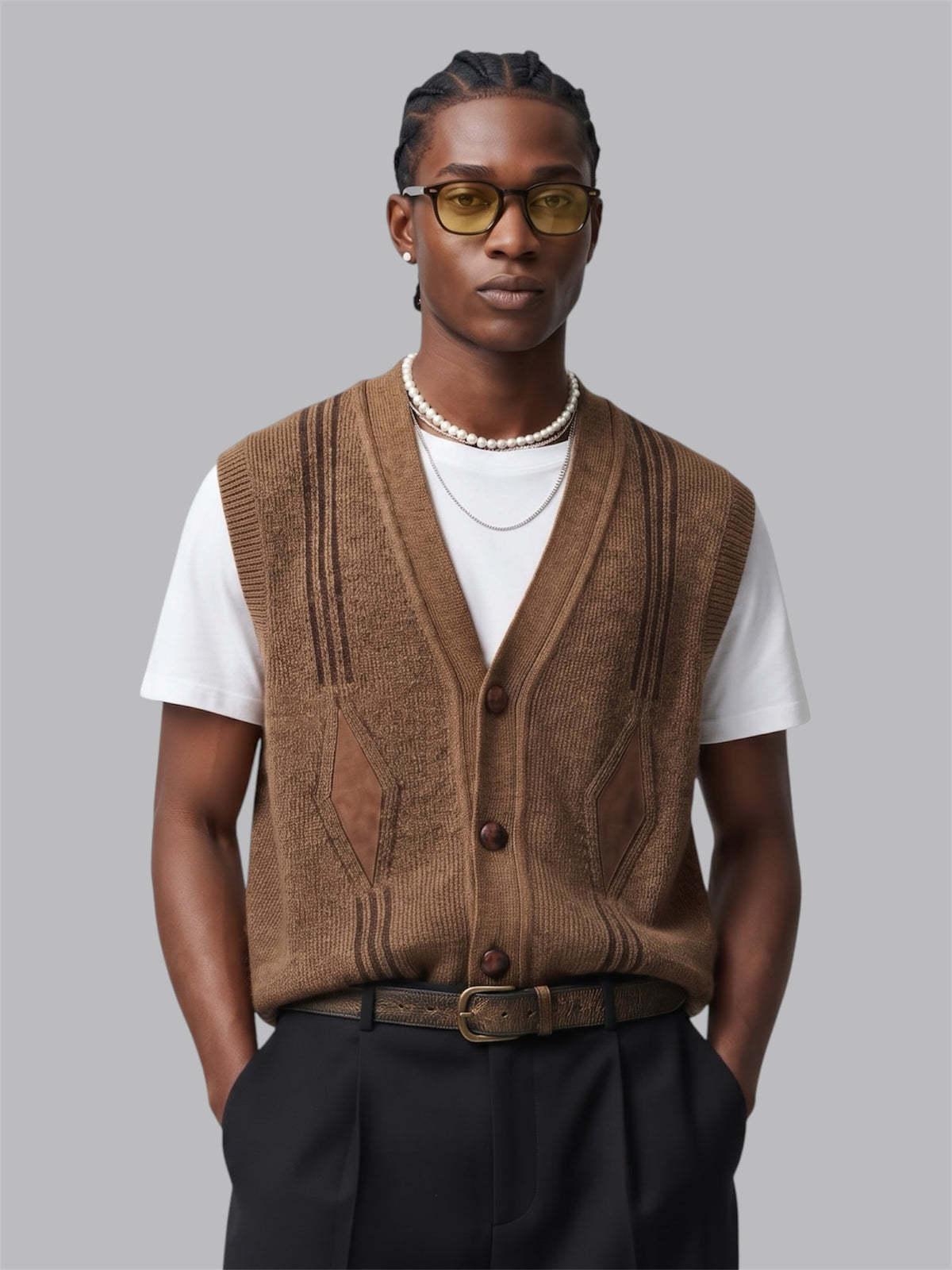 Pullover Marrom Vintage - tam G