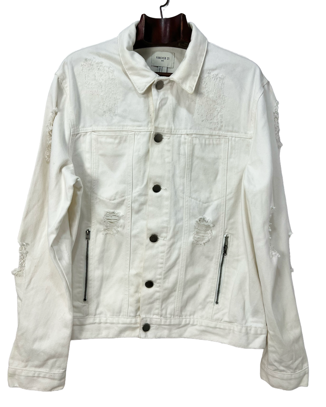 Jaqueta Branca Destroyed -  tam (M)