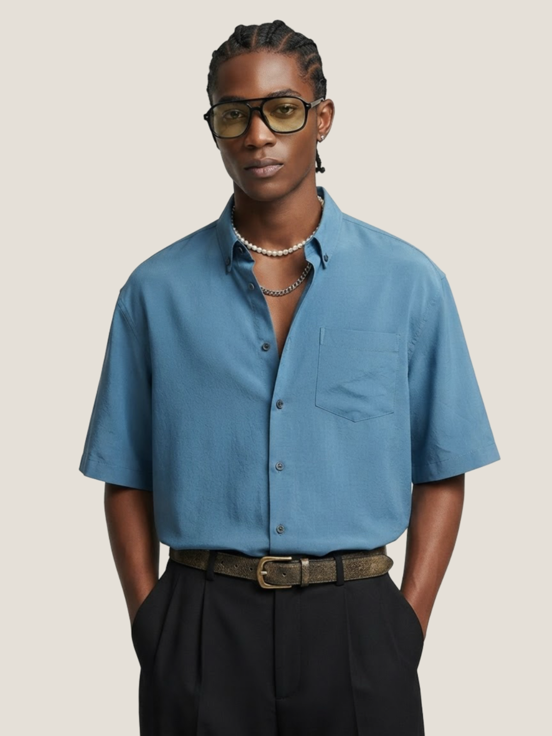Camisa Facynios Azul - tam (G3)