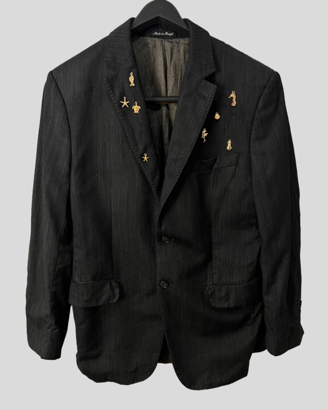 Blazer Estilizado Pins Milan — tam G