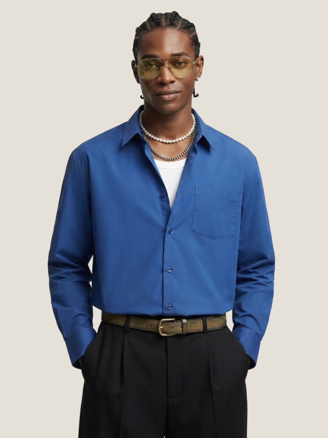 Camisa Laville Azul  - tam (P)