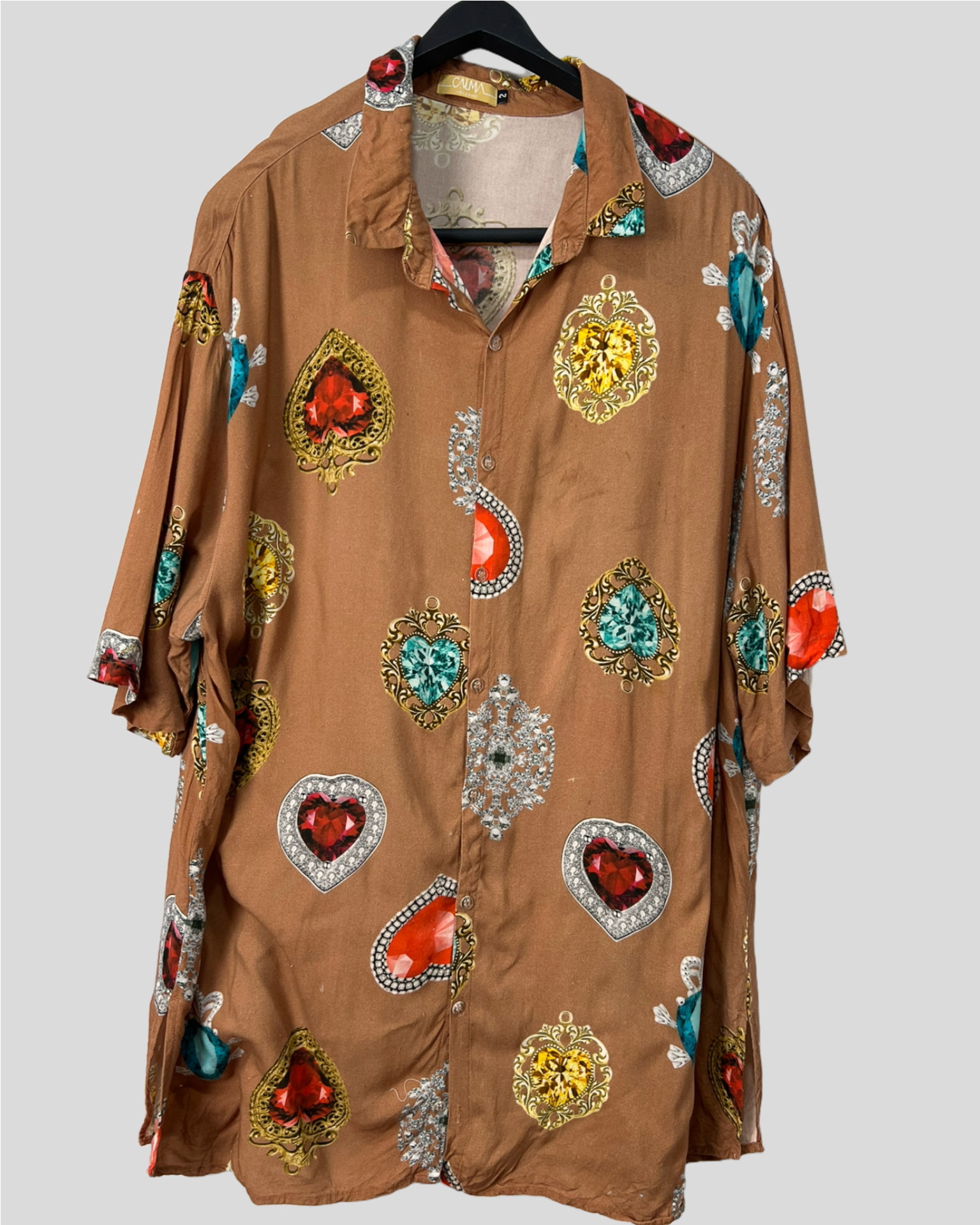 Camisa Alongada Oversized Calma  - tam P