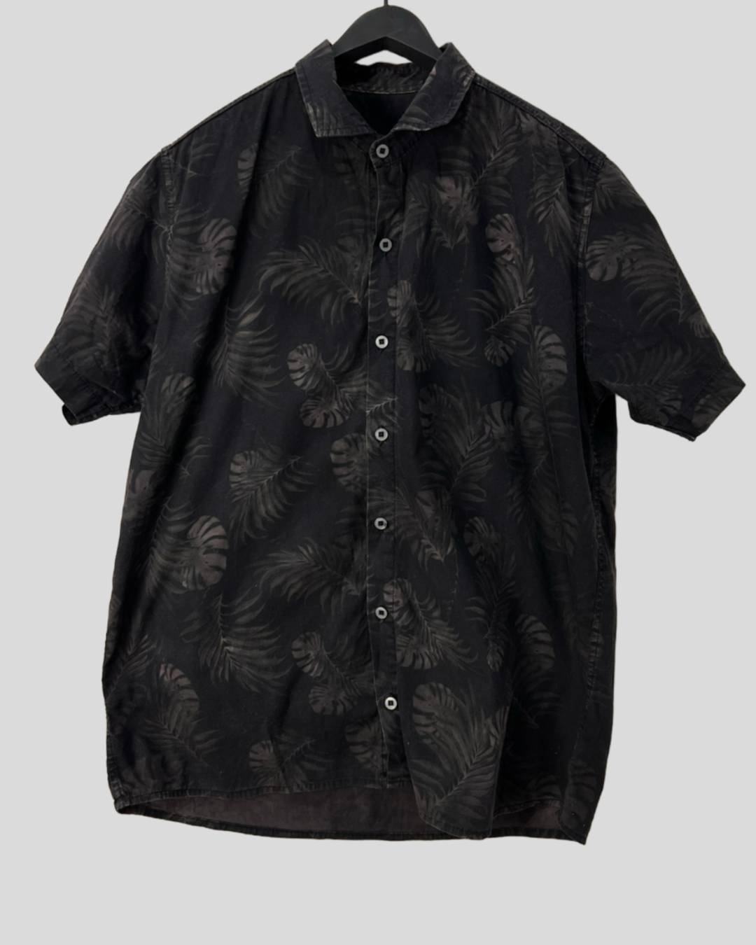 Camisa Preta Tropical — tam M