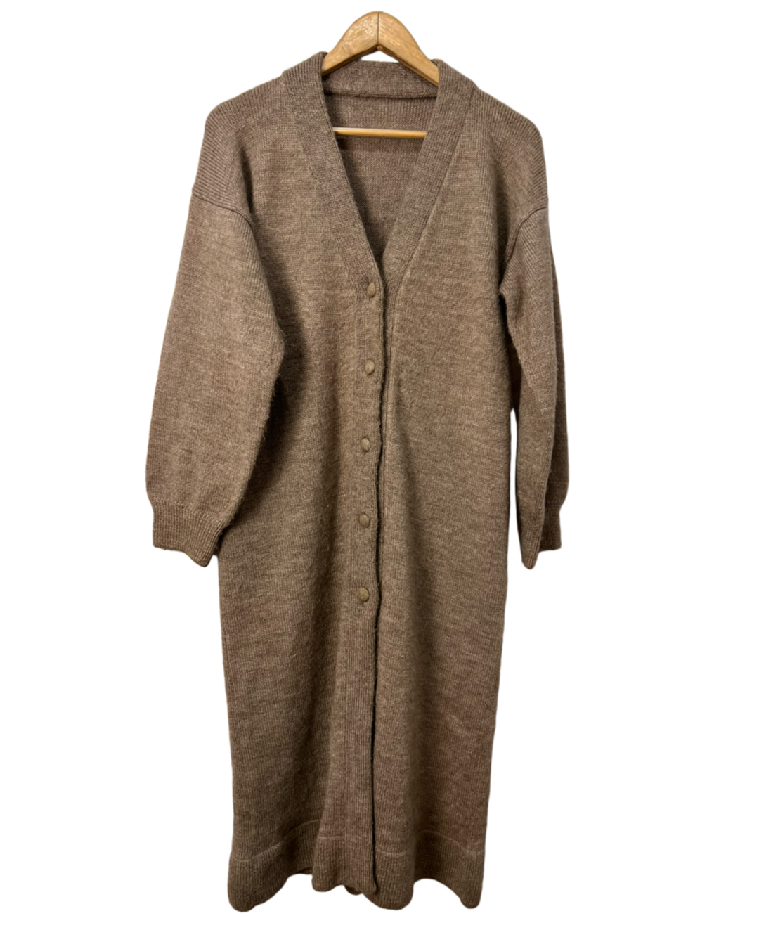 Cardigan Alongado Nude -  tam (PP)