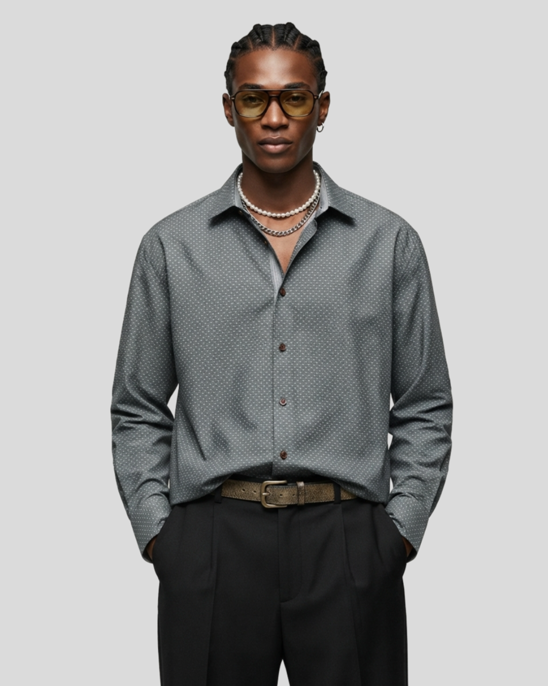 Camisa Buckman  Dark — tam P