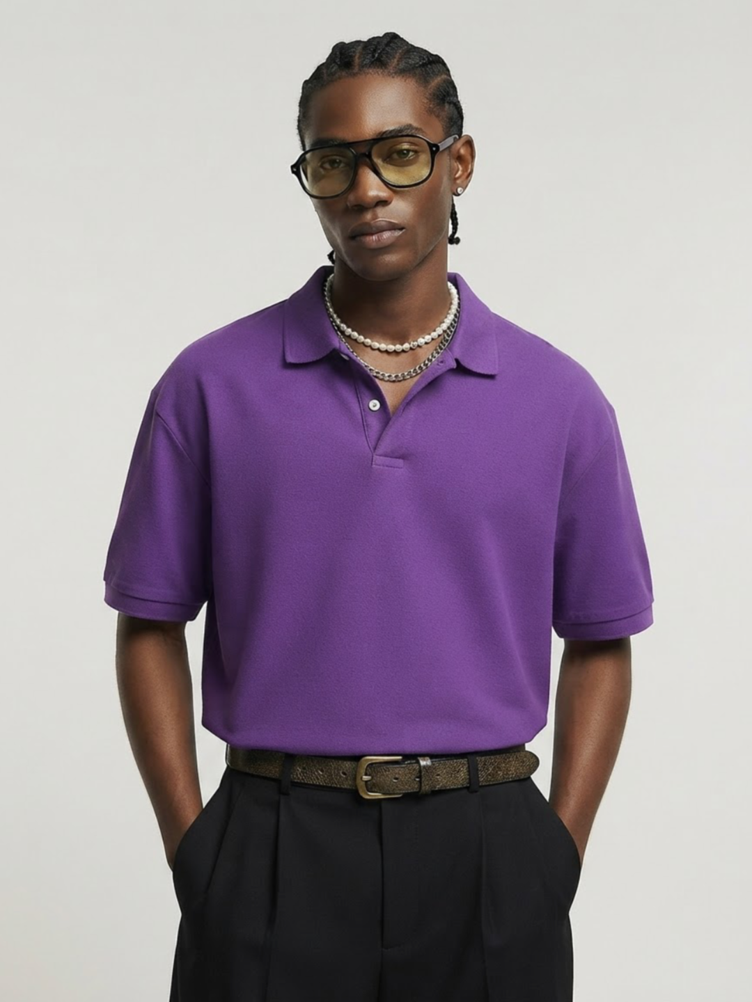 Camisa Lilás  - tam G