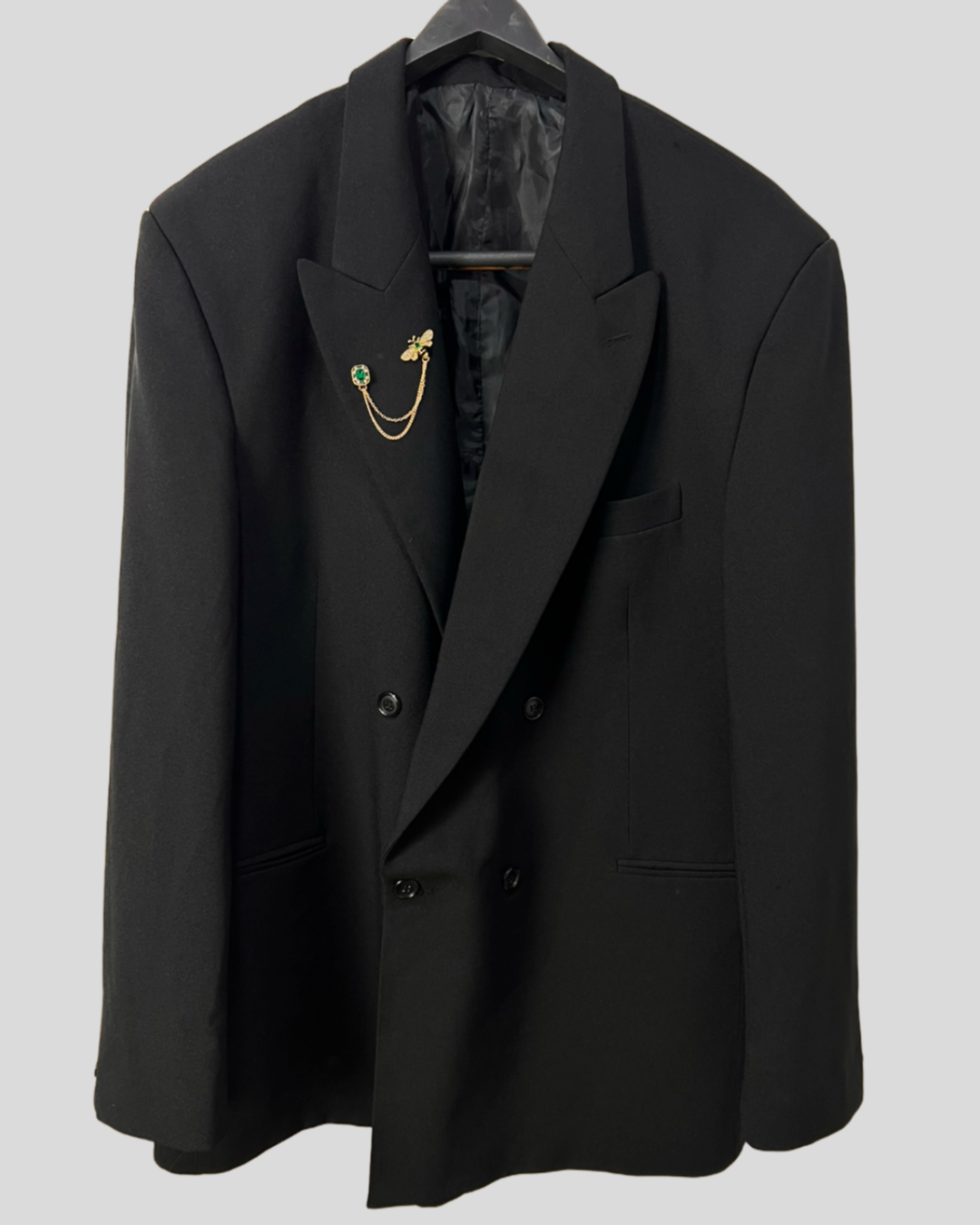 Blazer Dorinhos Estilizado Pin Abelha  — tam GG