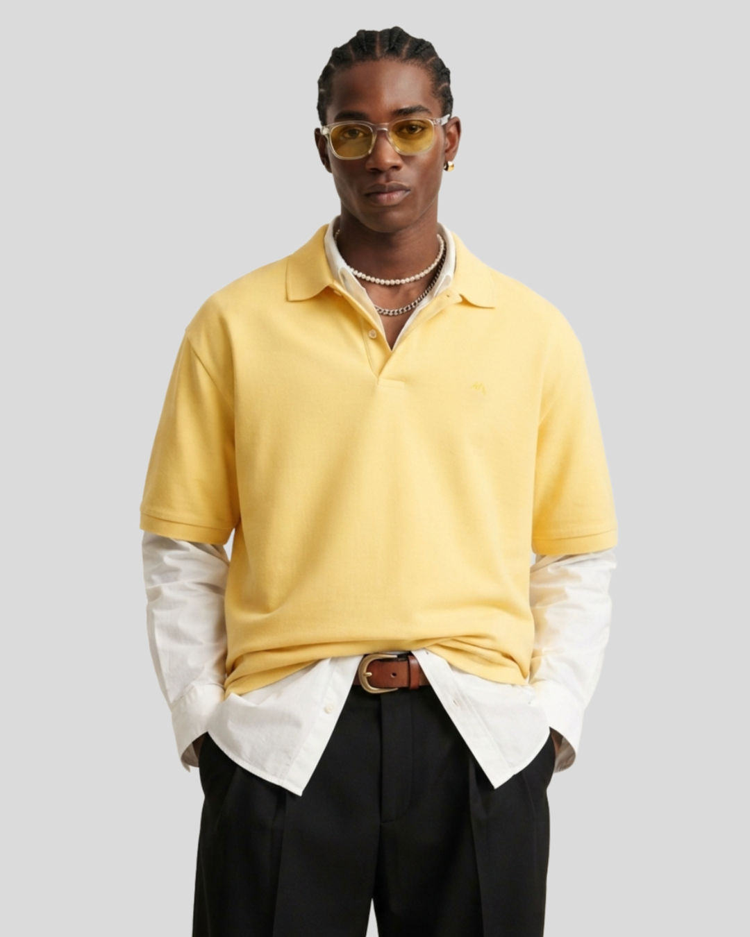 Camisa Básicos Yellow — tam M