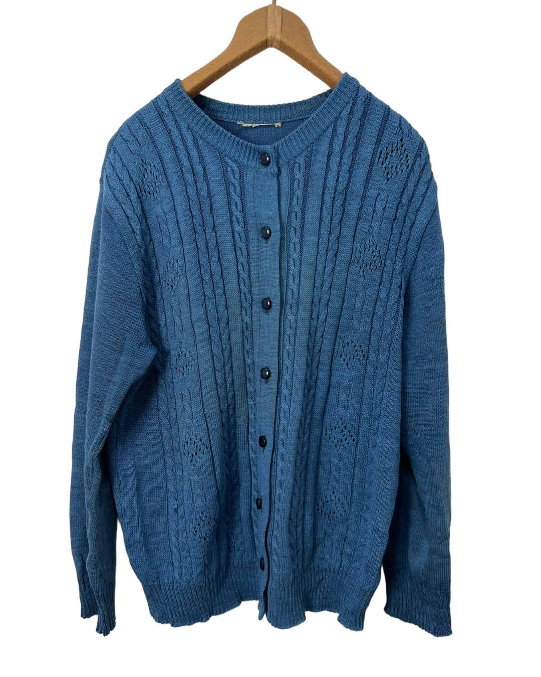 Cardigan Vintage azul - tam (P)