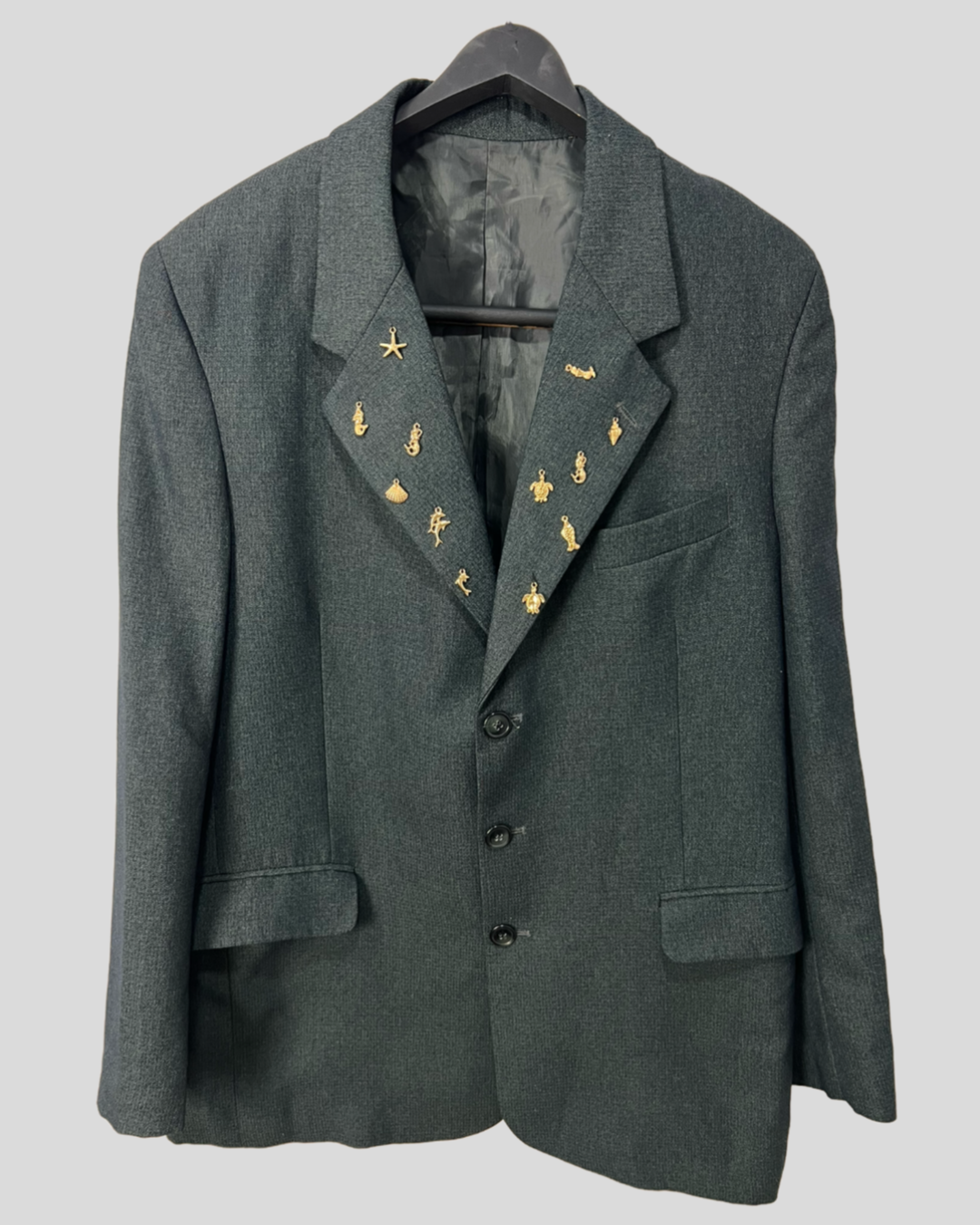Blazer Estilizado Pins Garbo — tam G
