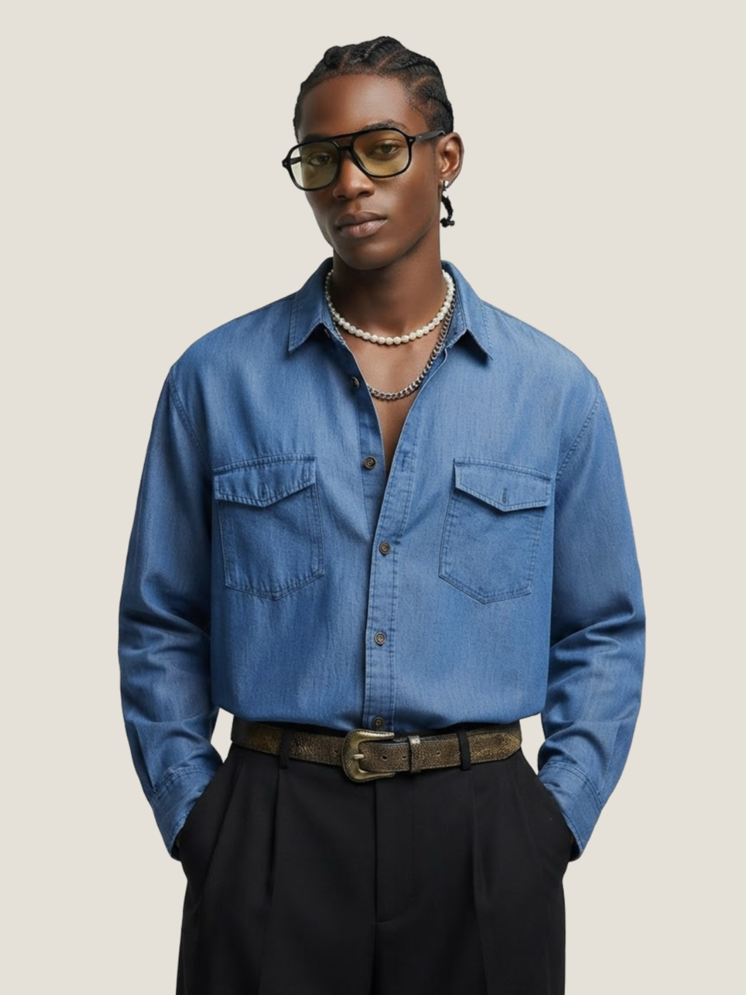 Camisa Jeans  — tam M