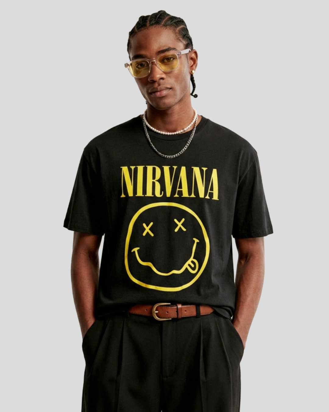Camiseta  Nirvana  —  tam G