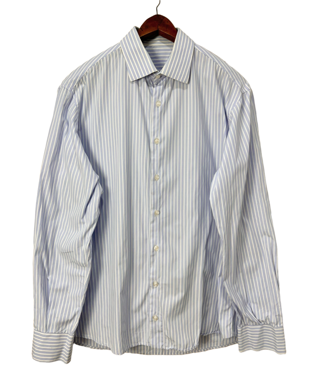 Camisa  Risca Azul - tam (GG)