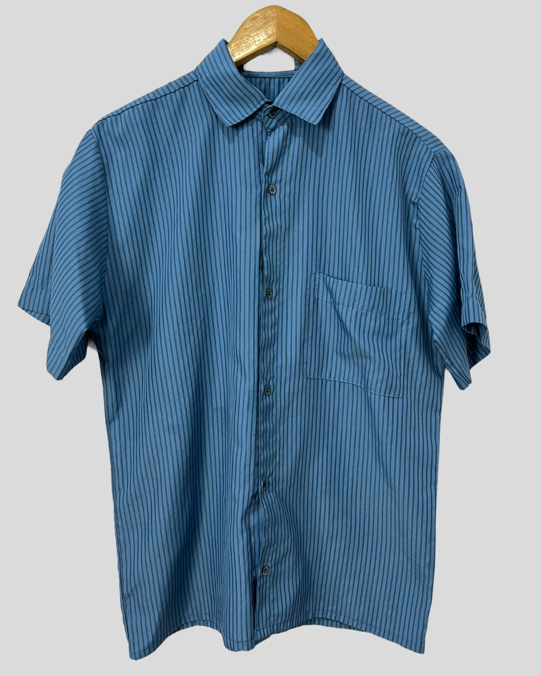 Camisa Listras azul - tam (G)