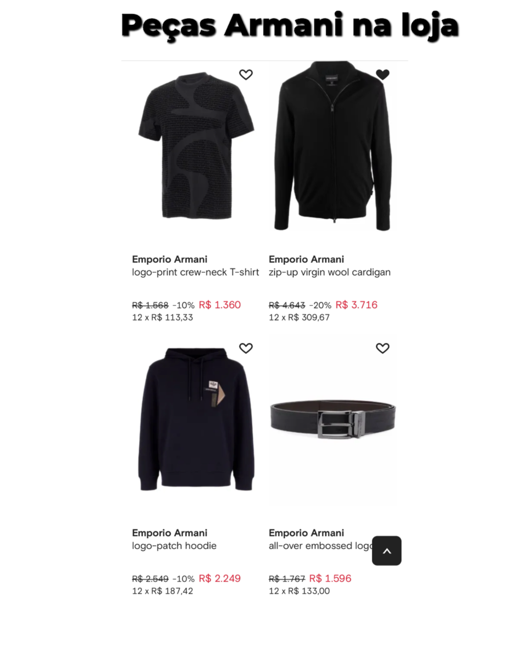 Camisa Emporio Armani - tam (GG)