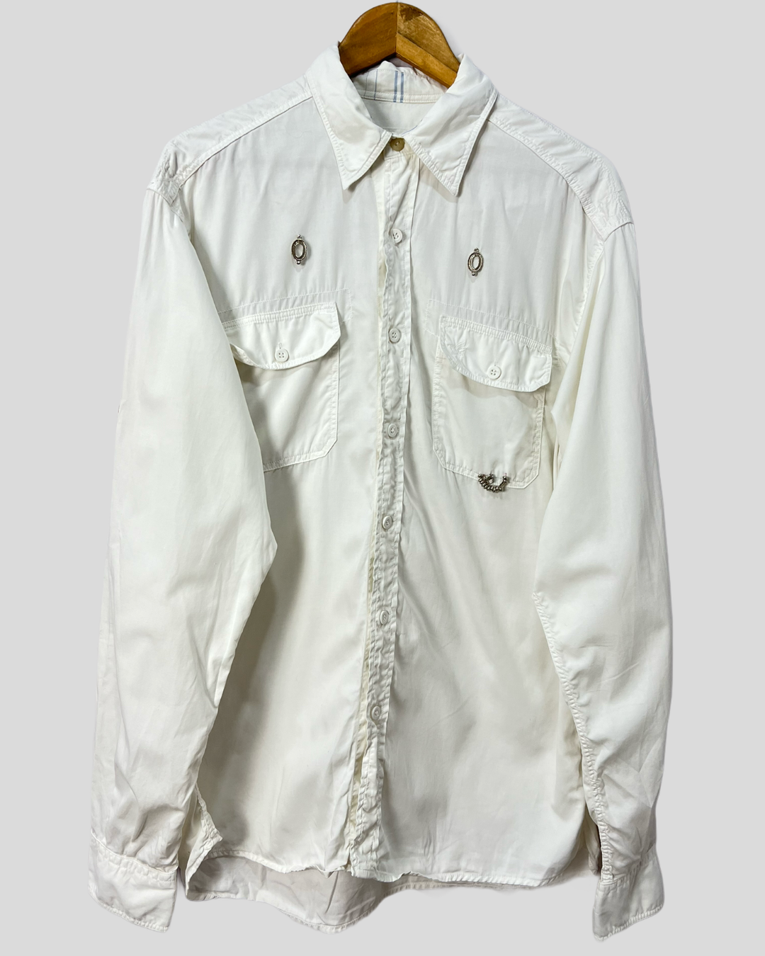 Camisa Branca Pins - tam (M)