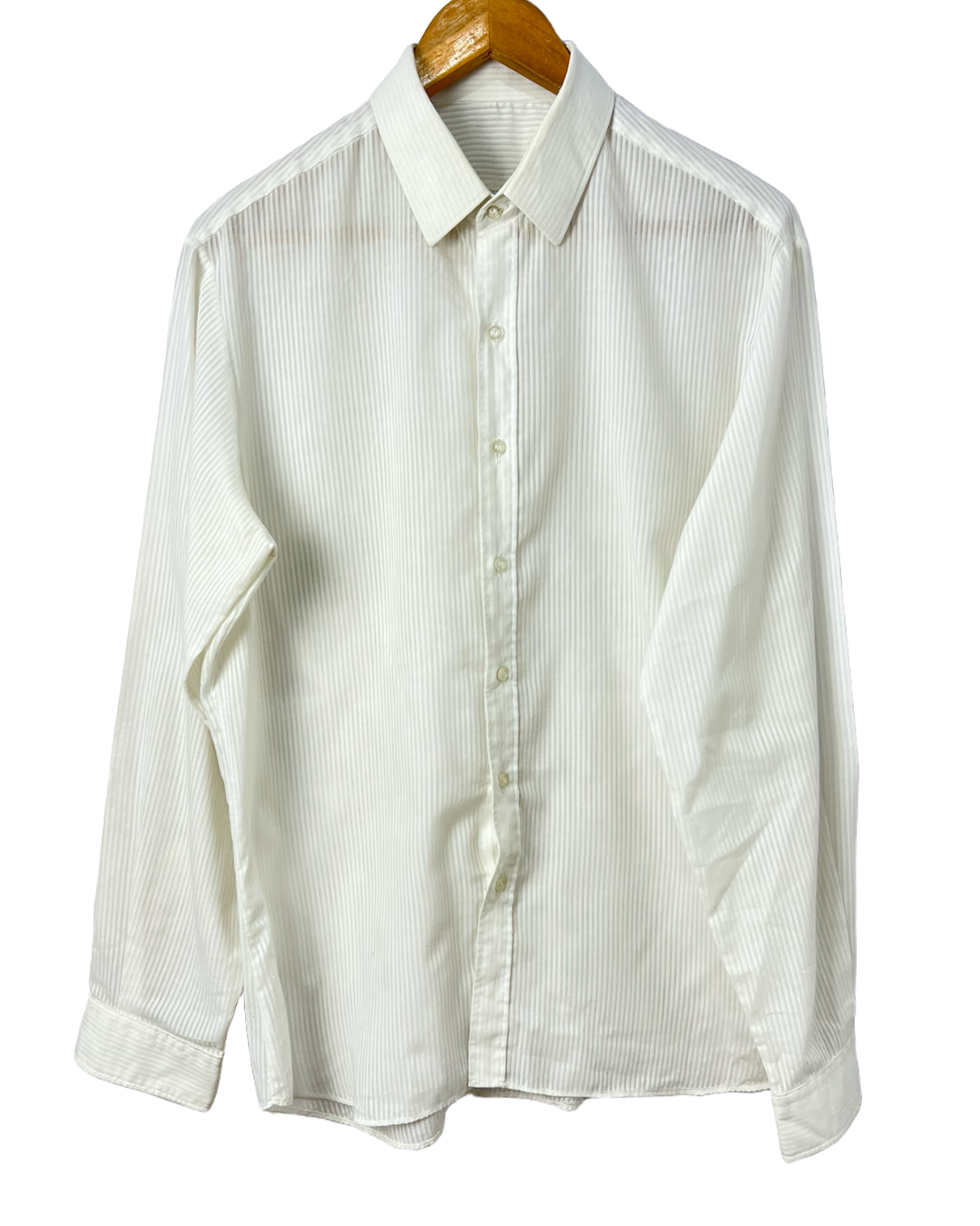 Camisa branca risca - tam (G)