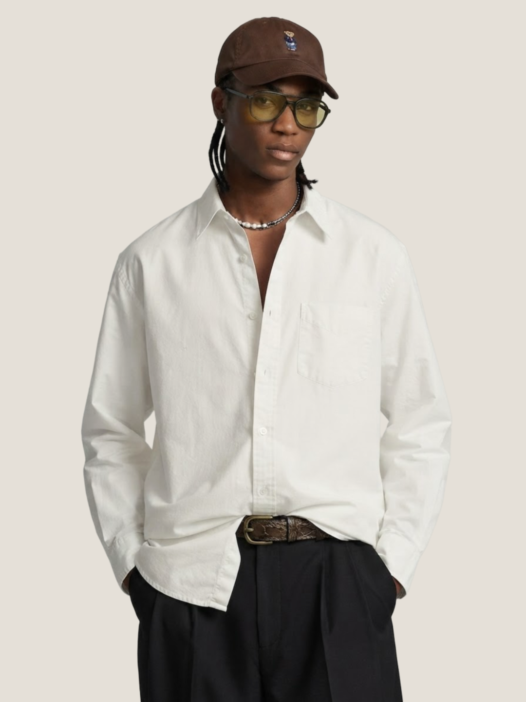 Camisa Alfaiataria Branca - tam G