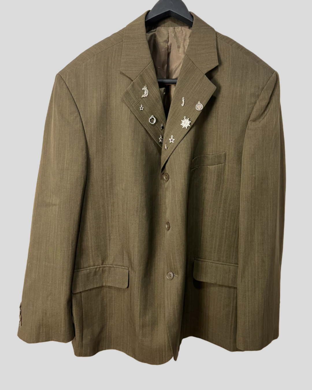Blazer Estilizado Pins Vila Romana  - tam GG