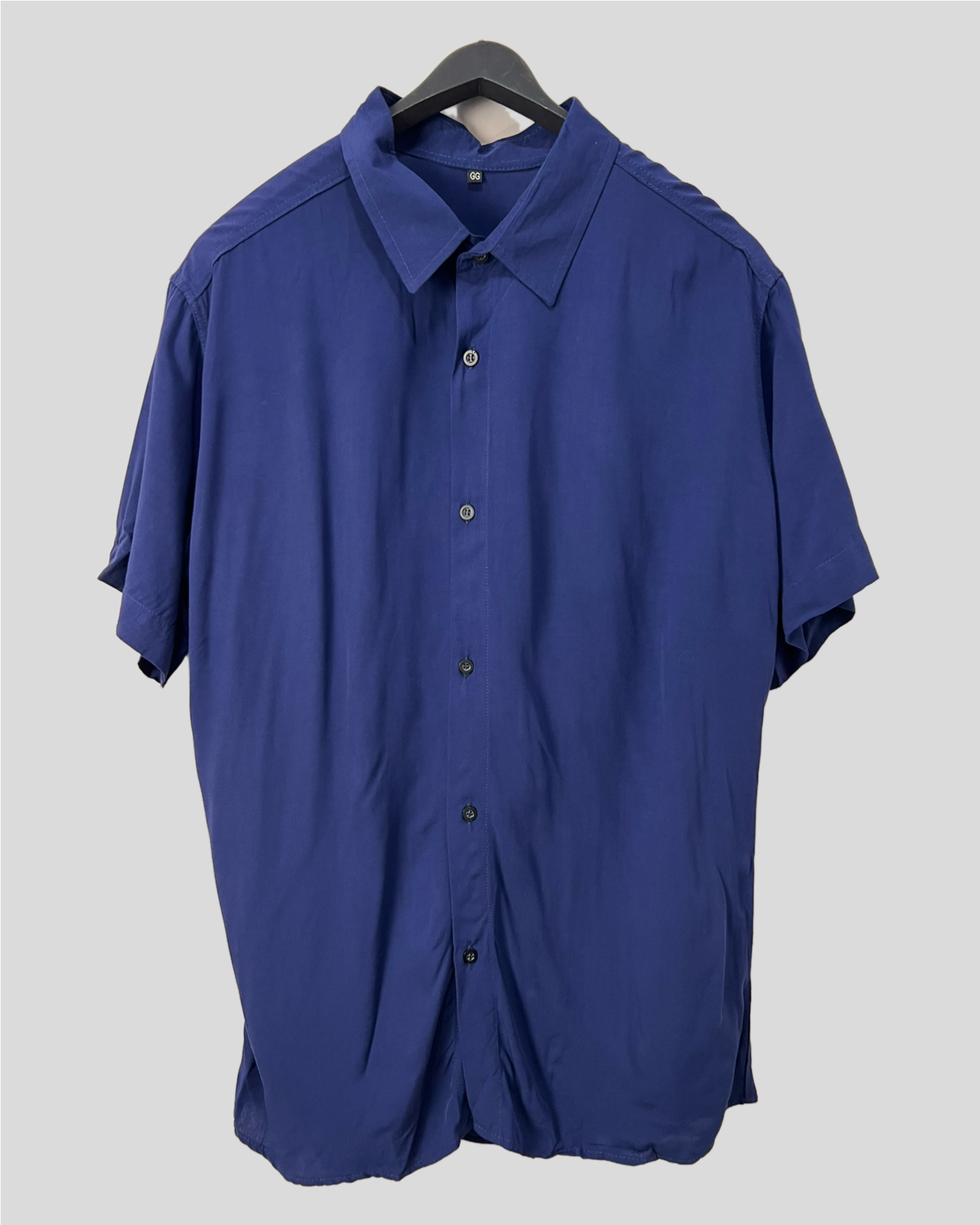 Camisa Lisa Azul  — tam GG