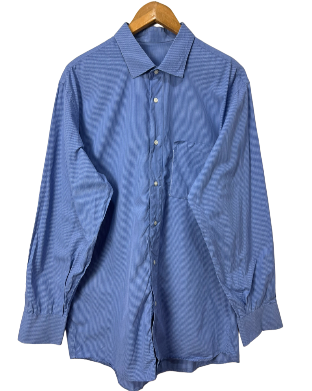 Camisa  Quadriculada Azul - tam (GG)