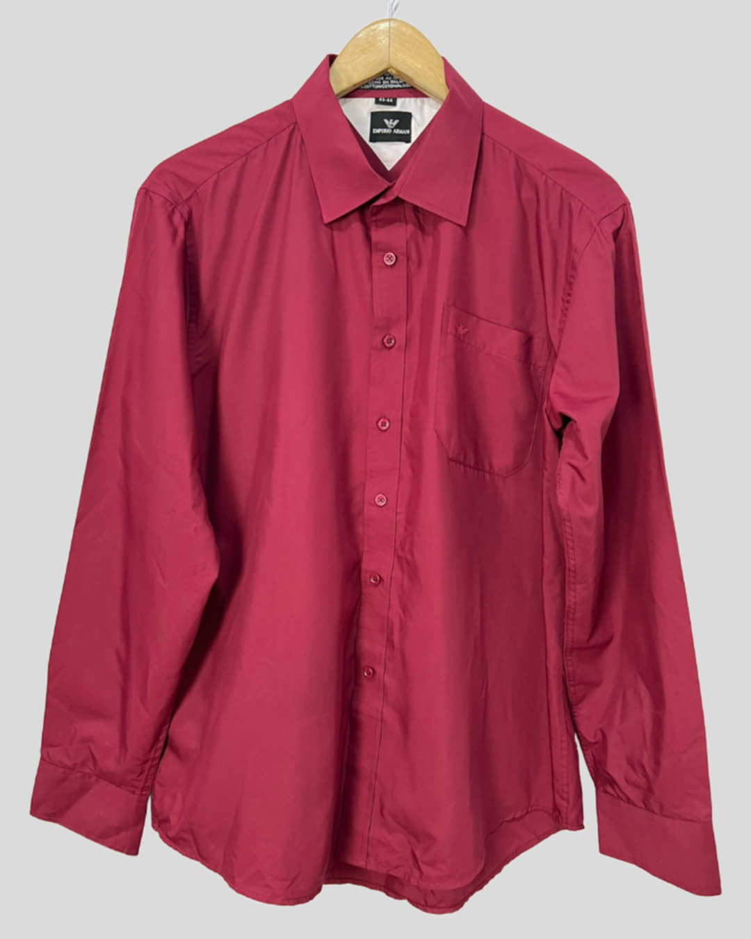 Camisa Emporio Armani — tam GG