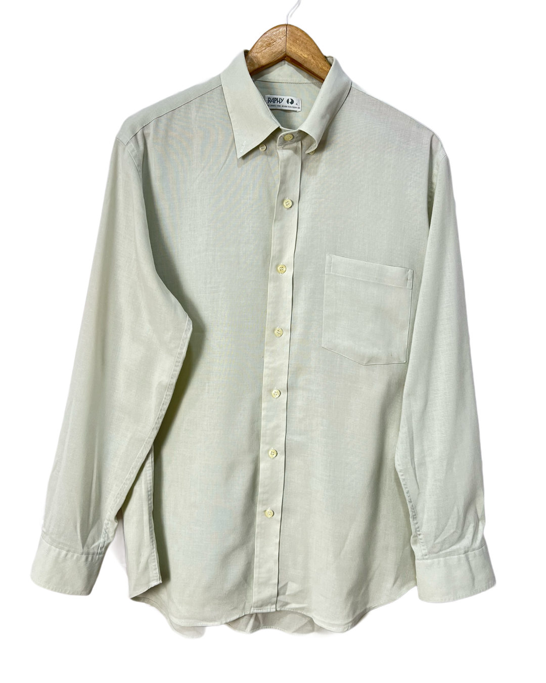Camisa Raphy Vintage verde - tam (G)